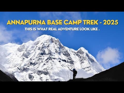 This is what raw adventure looks like - Annapurna Base Camp Trek 2025